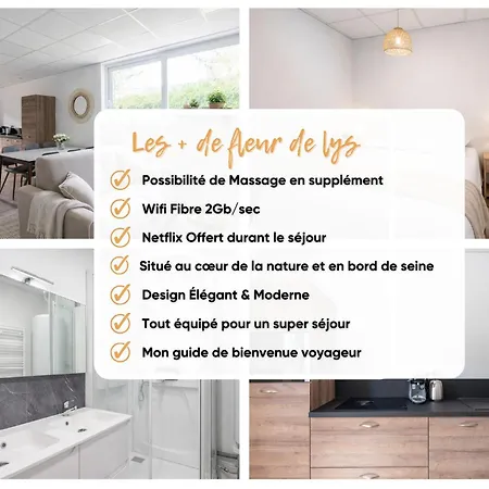 Fleur De Lys Sejour Normand Spacieux Et Lumineux * Жюмьеж