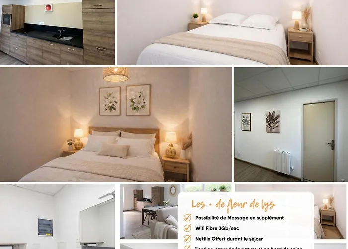 Апартаменты Fleur De Lys Sejour Normand Spacieux Et Lumineux