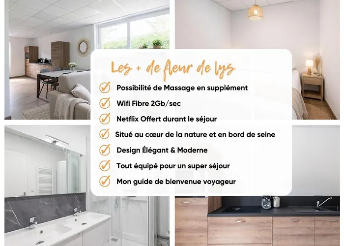 Fleur De Lys Sejour Normand Spacieux Et Lumineux * Жюмьеж