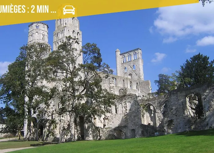 Fleur De Lys Sejour Normand Spacieux Et Lumineux Апартаменты Жюмьеж